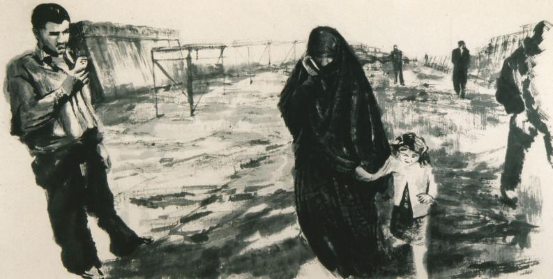 <B>Figure humaine </B> © <I>Irène Dacunha</I>