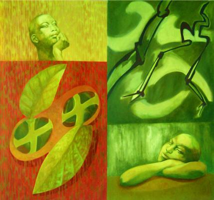 <B>Peintures antérieures, 1984-2002 </B> © <I>Irène Dacunha</I>
