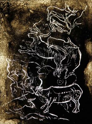 <B>Panneau des petits rennes renifleurs</B> © <I>Irène Dacunha</I>