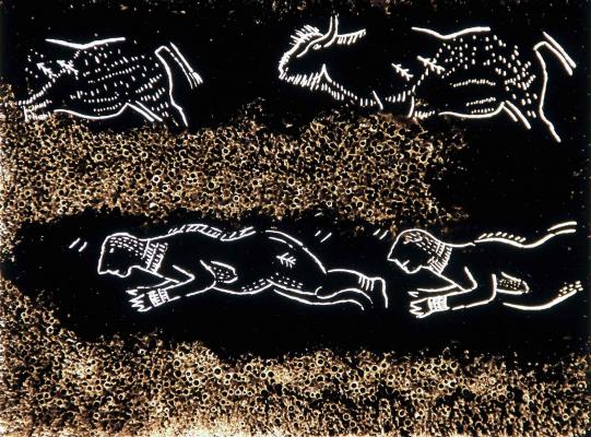 <B>Femmes tatouées et bisons</B> © <I>Irène Dacunha</I>